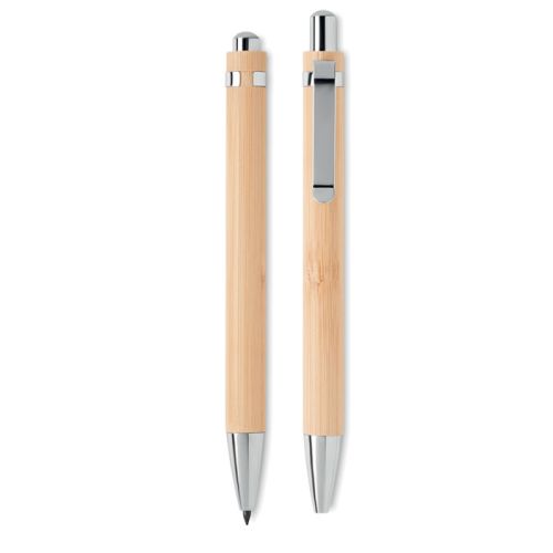 Tintenloser Kugelschreiber aus Bambus - Bild 2